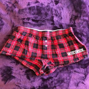 Badgers Flannel Shorts